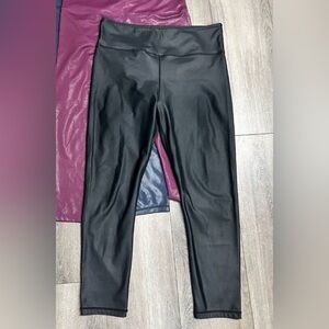 ZYIA Active Black metallic Leggings 14/16